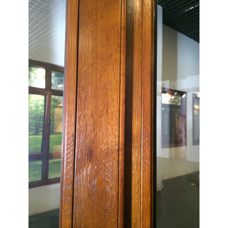 High quality solid wood folding  door 002