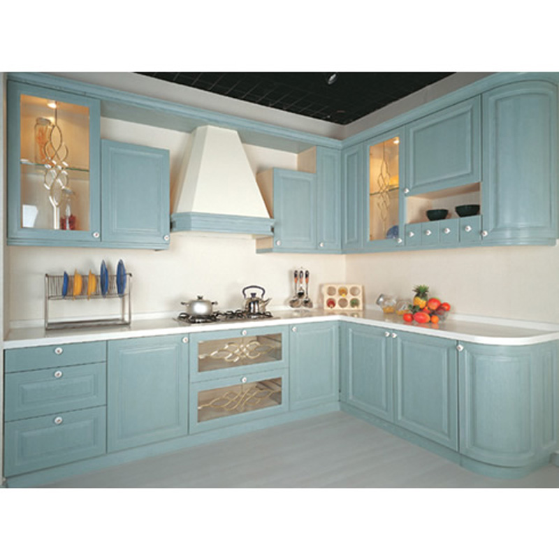 High quality pvc material kitchen cabinets