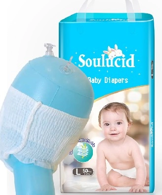 Souluicd Super Absorbency Core  Baby Pants Diaper
