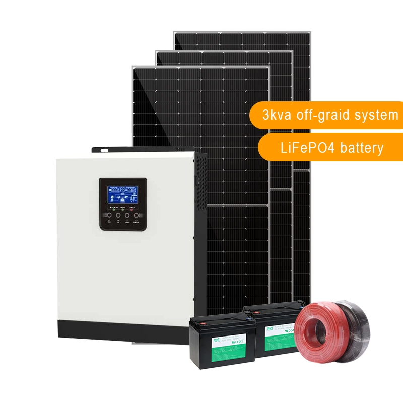 solar system home power kit 3kva mini home solar systems complete with lead acid battery