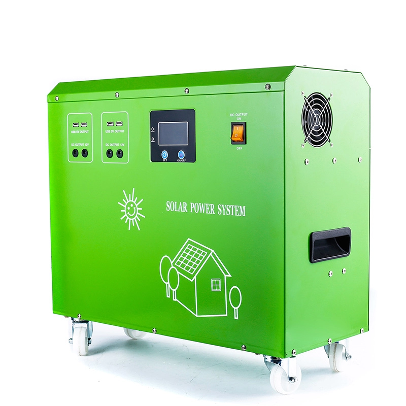 Solar Energy System 3kw solar portable generator with panel battery completed set