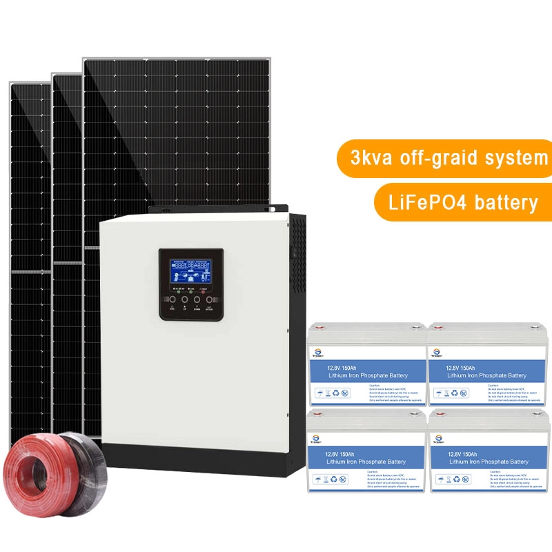 Solar Power System 3KW solar panel kit for residential use