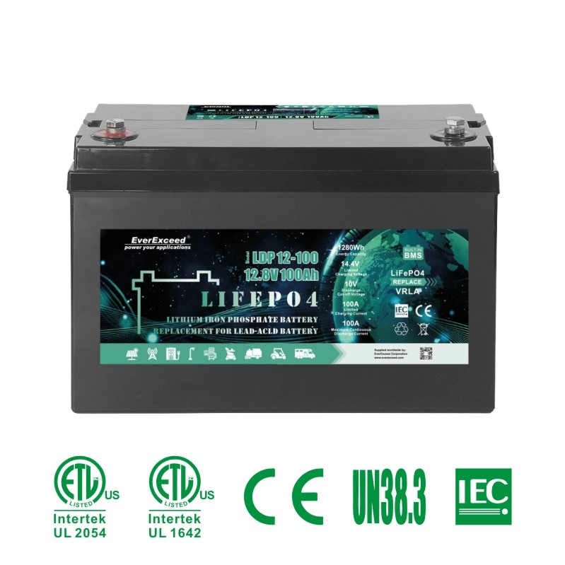 12.8V 100ah Lithium Ion Battery Pack LiFePO4 Battery to Replace SLA Battery