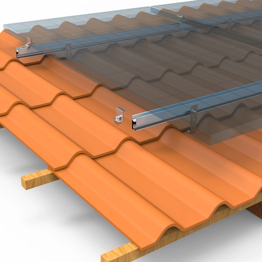 Solar Mounting System Photovoltaic Mounting Systems On Pitched Tile Roofs