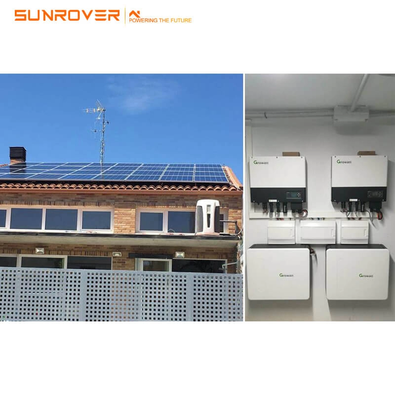 Sunrover Growatt SPF3500ES SPF5000ES 24V 48V Off Grid Solar Inverter with Parallel Function