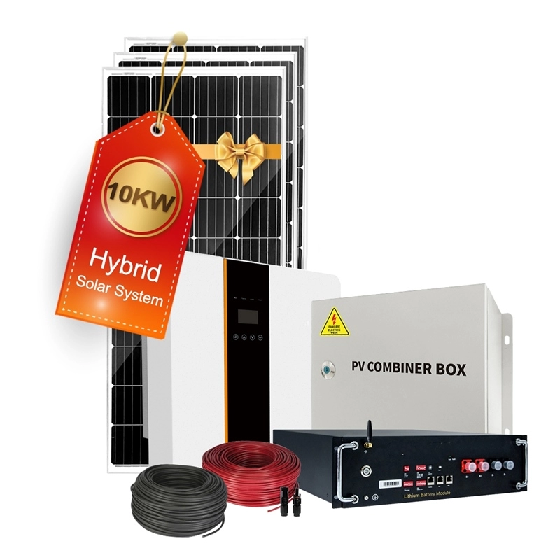 10 kw On Grid Hybrid Solar Power System for Home