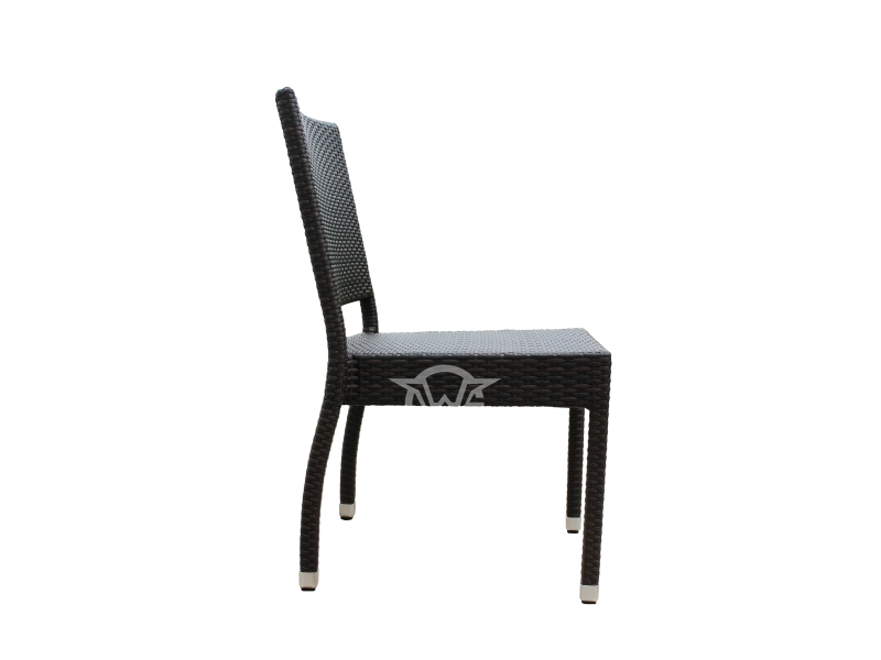 Hospitality Synthetic Rattan Outdoor Dining Side Chair