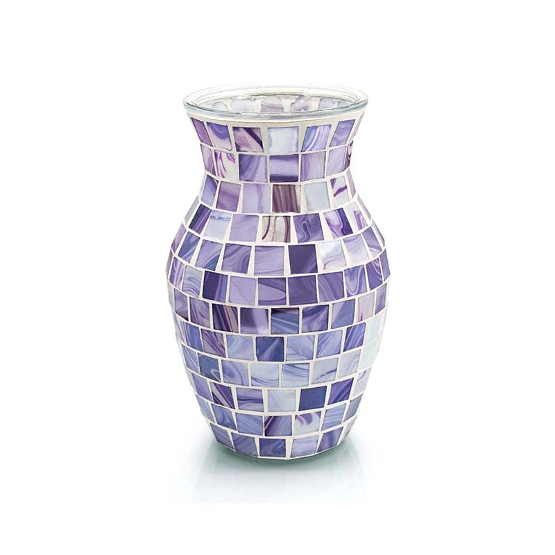 Custom high-end mosaic glass vase