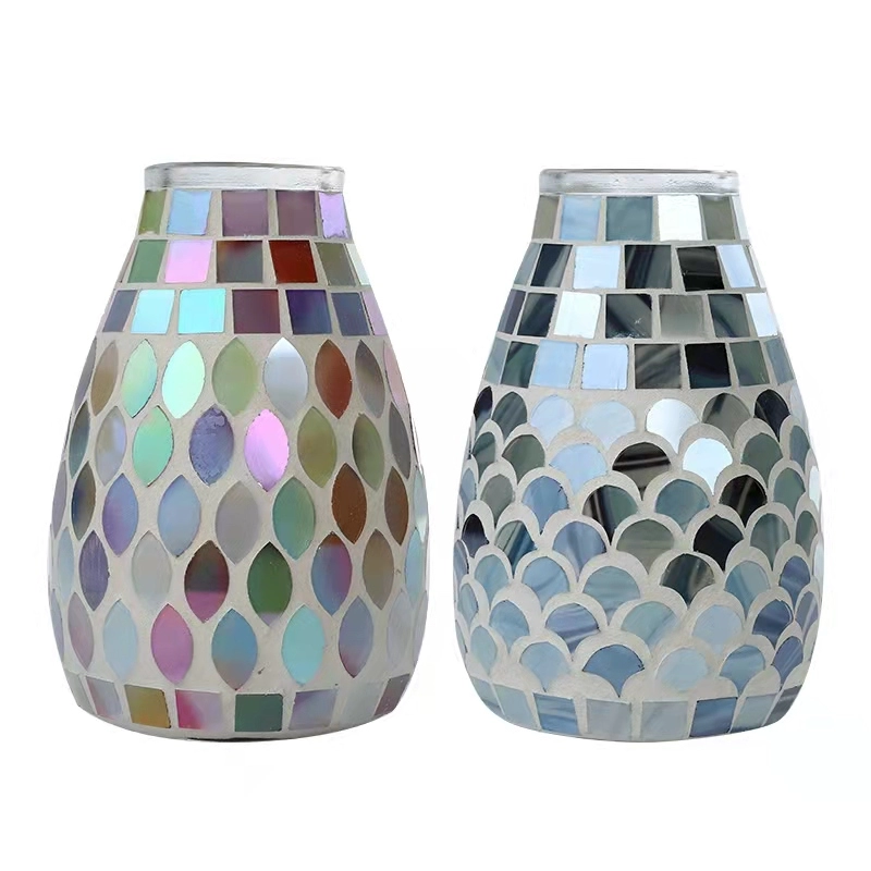 Customized Mosaic Glass Flower Vase