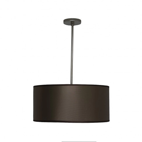 Modern 3 light black drum pendant light fixture for kitchen island