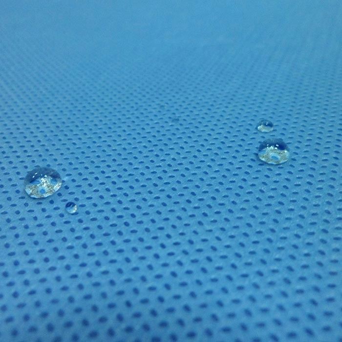 SMS Non-woven Hydrophobic Medical Blue Fabric