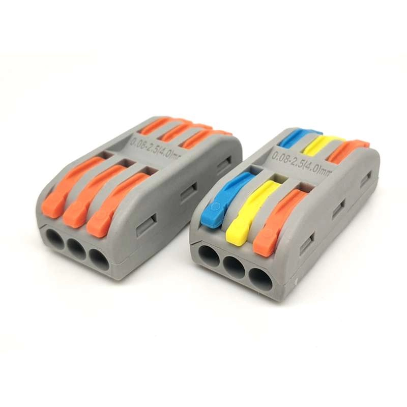 SPL-3 two way 6 ports quick push-in wire connector