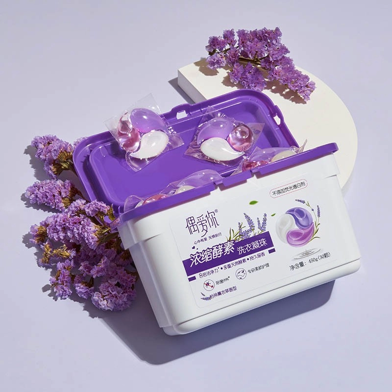 Concentrated Enzyme Laundry Pods - Lavender