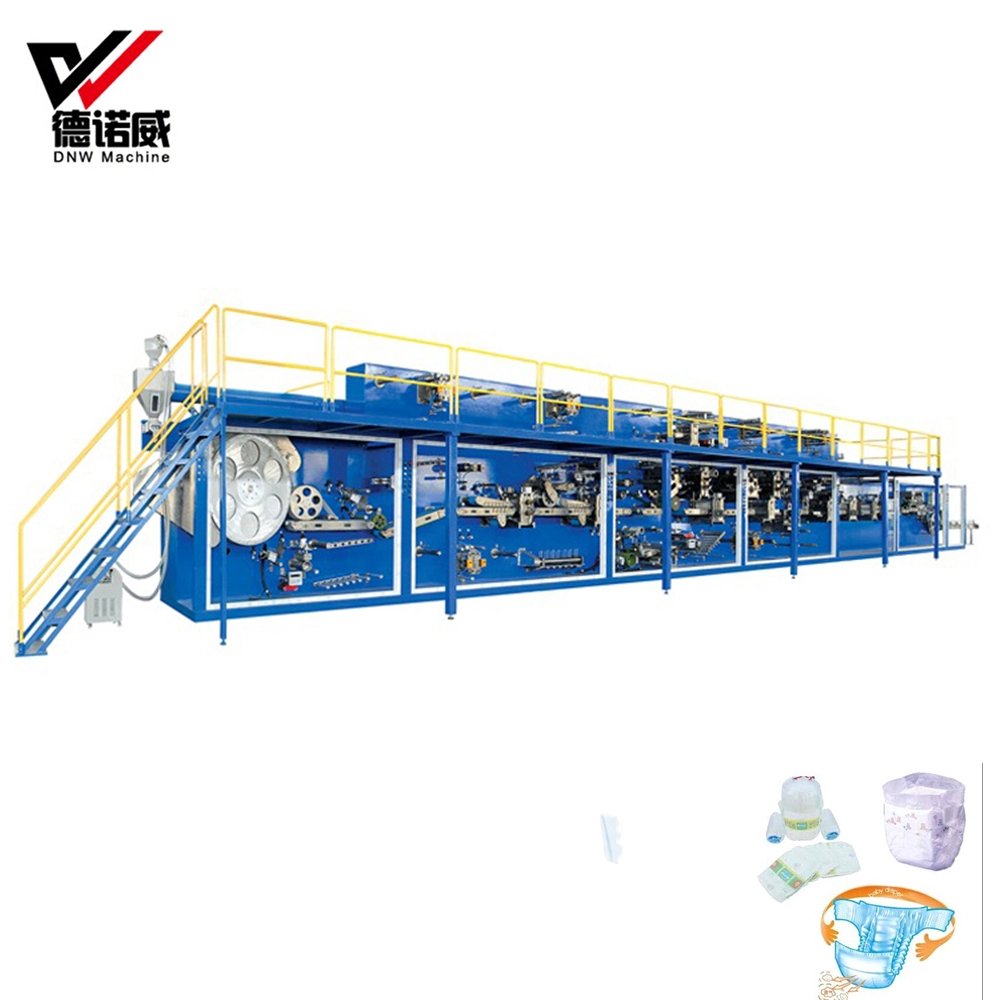 Small Scale Disposable Jwc Baby Diaper Making Machine