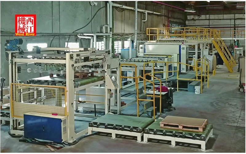 High Speed 2Ply Corrugated Cardboard Production Line