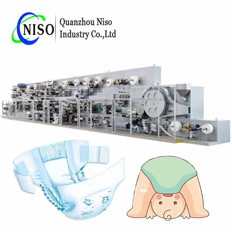 Fast High Quality Baby Diaper Production Line for Sale