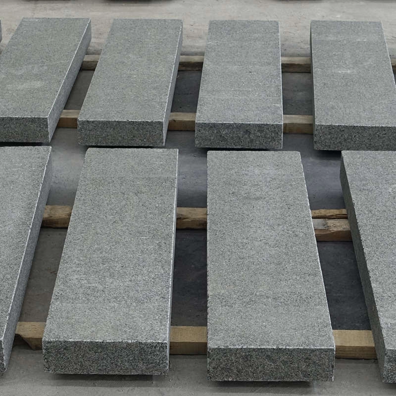 G38 Yixian Black Granite Flamed and Brushed Kerbstones Curbs