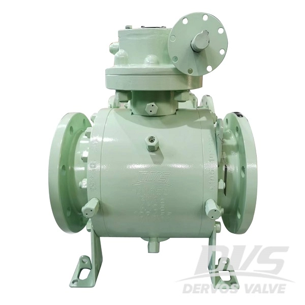 Forged Trunnion Mounted Ball Valve DN150 PN16 Full Bore ISO17292