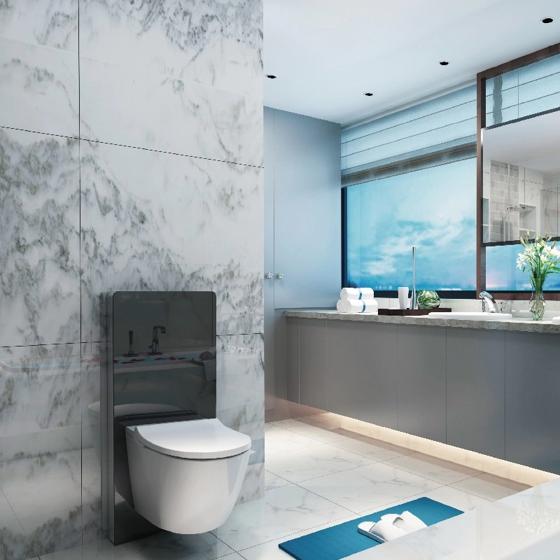 Elegant  Intelligent shower bidet Toilet seat Big wash volume Bidet Dusch WC