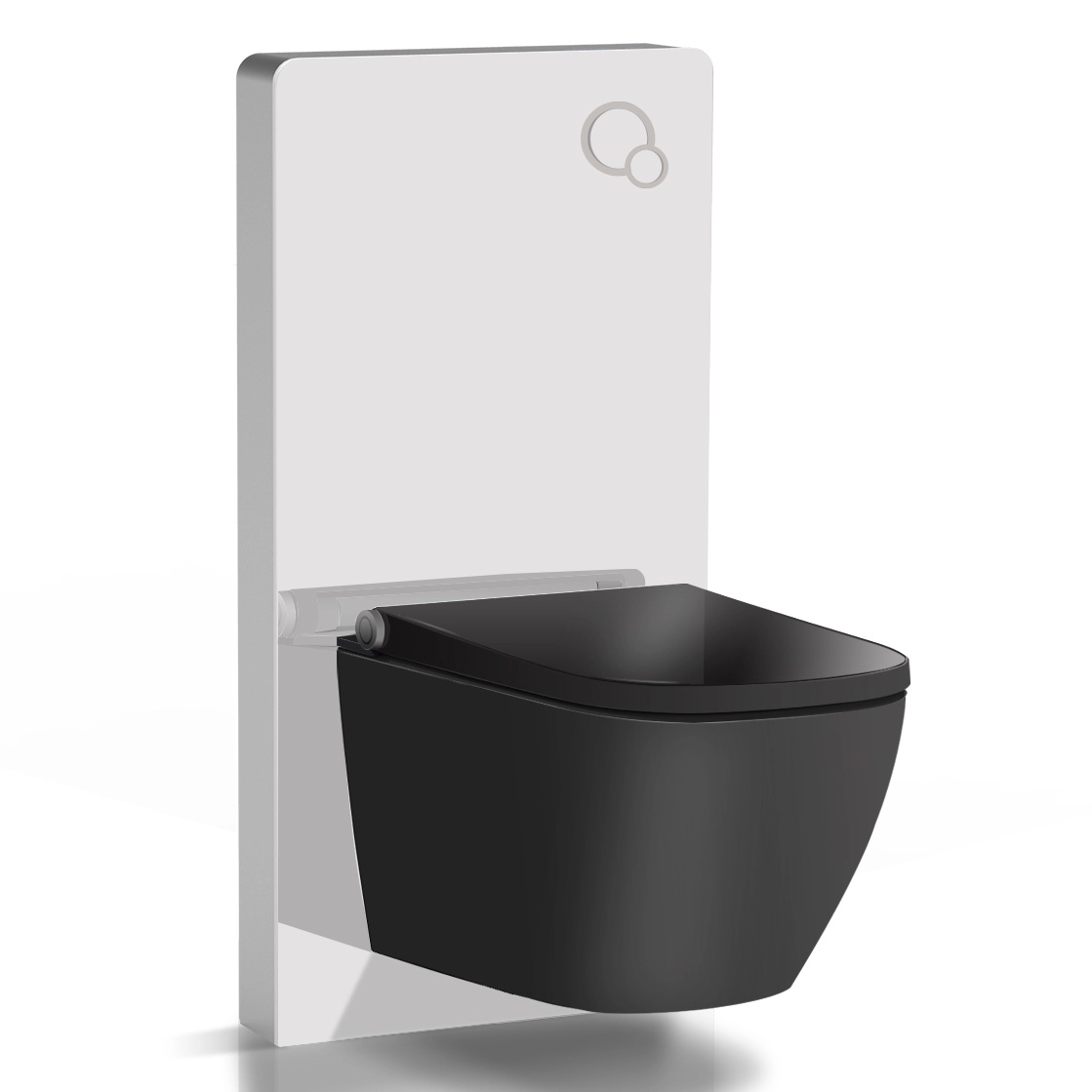 Black Color Smart Toilet with innovative functions that are tailored to your personal needs