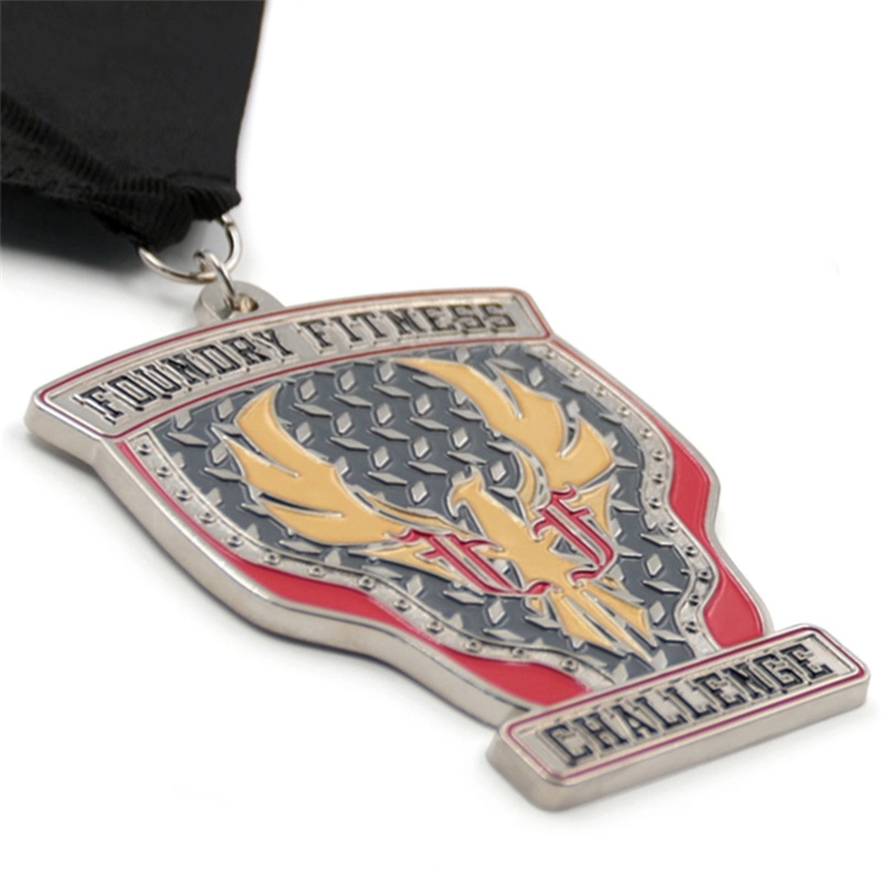 Challenge fitness logo metal medal customization factory