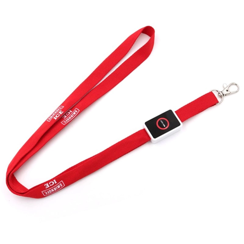 Customized different accessories led neck lanyard factory