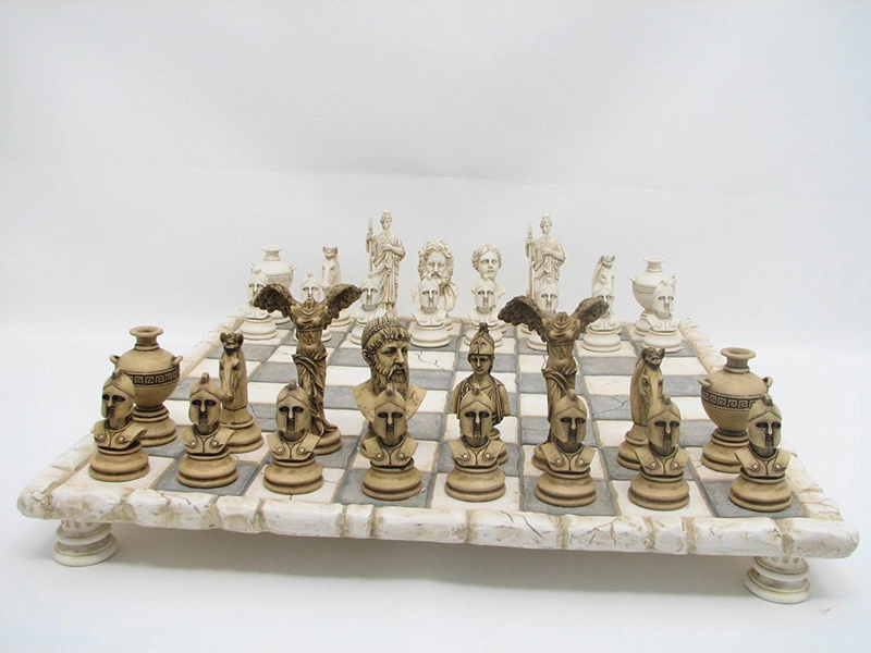 Customized Exquisitely handmade Football game theme mini chess sets for sale