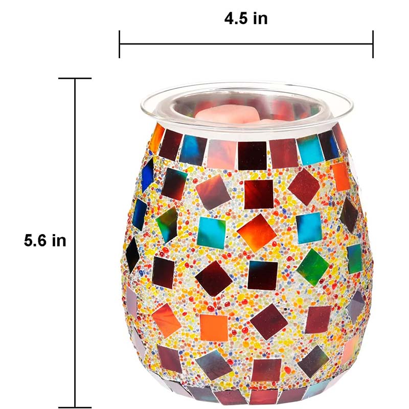 Electric Mosaic Glass Wax Melt Pot