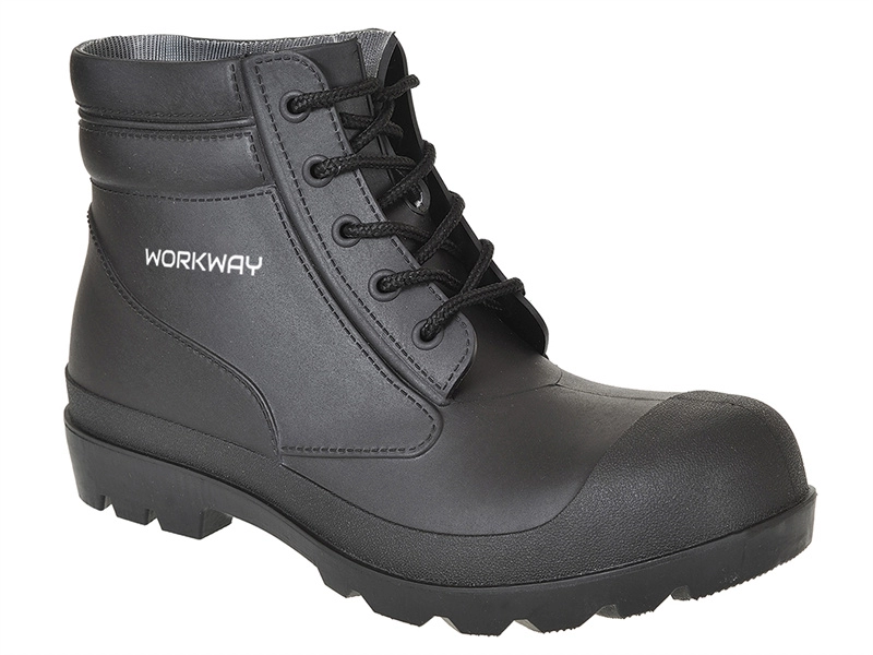 Lace-up Gumboots Steel Toe PVC Boot
