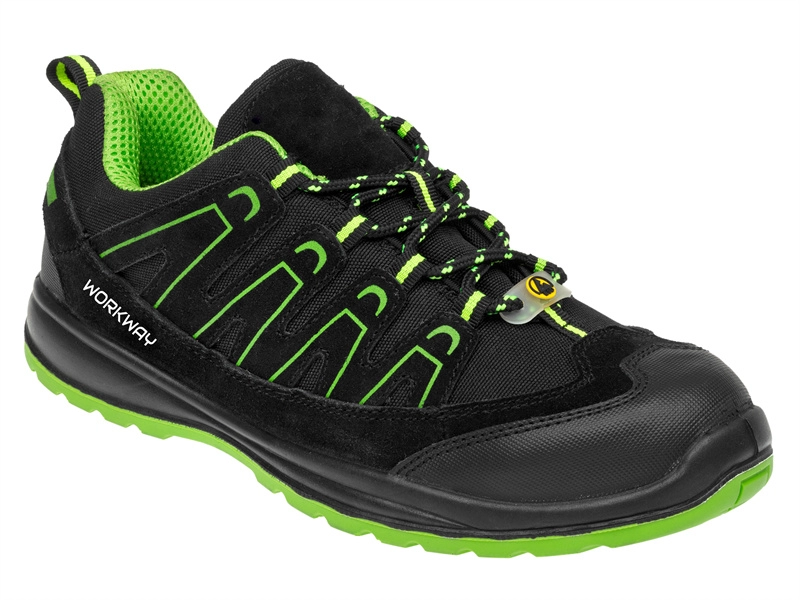 Sporty Safety Shoes ESD Shoes Steel Toecap Trainers
