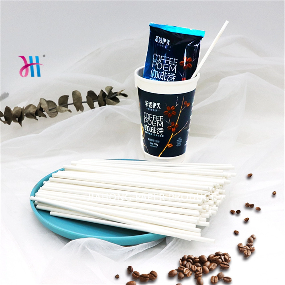 Disposable Biodegradable Paper Coffee Stirring Sticks 3.5*150mm