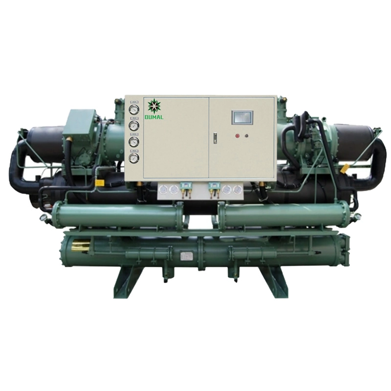 industrial glycol chiller system Water cooled screw chiller