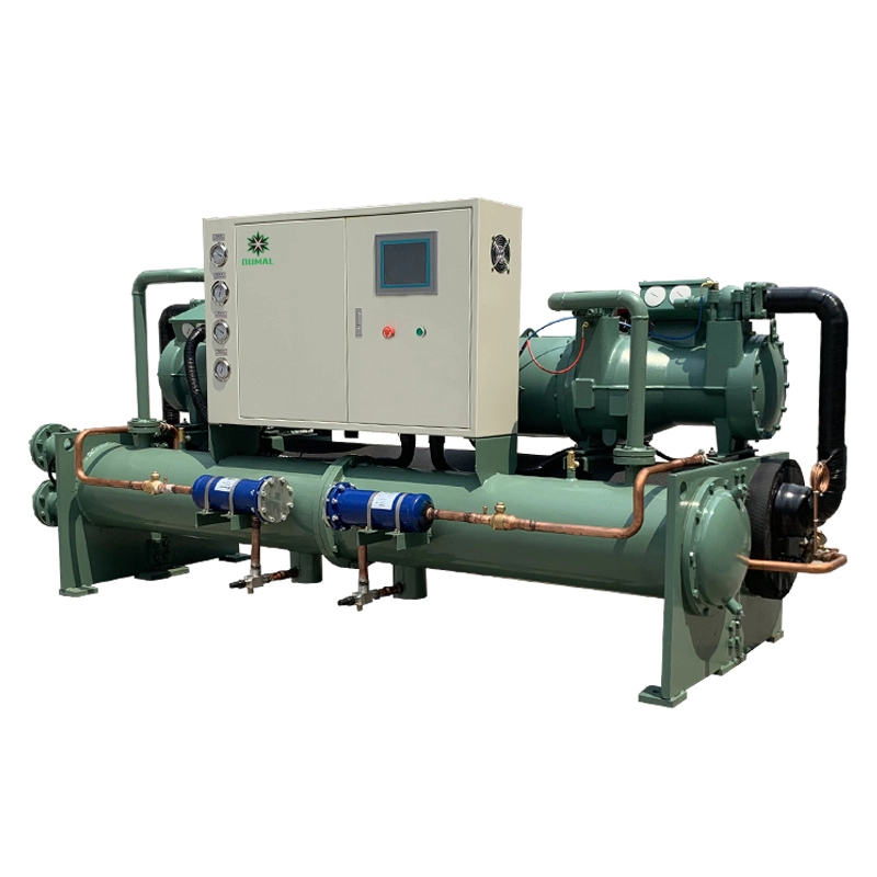 High efficient water cooled industrial screw chillers