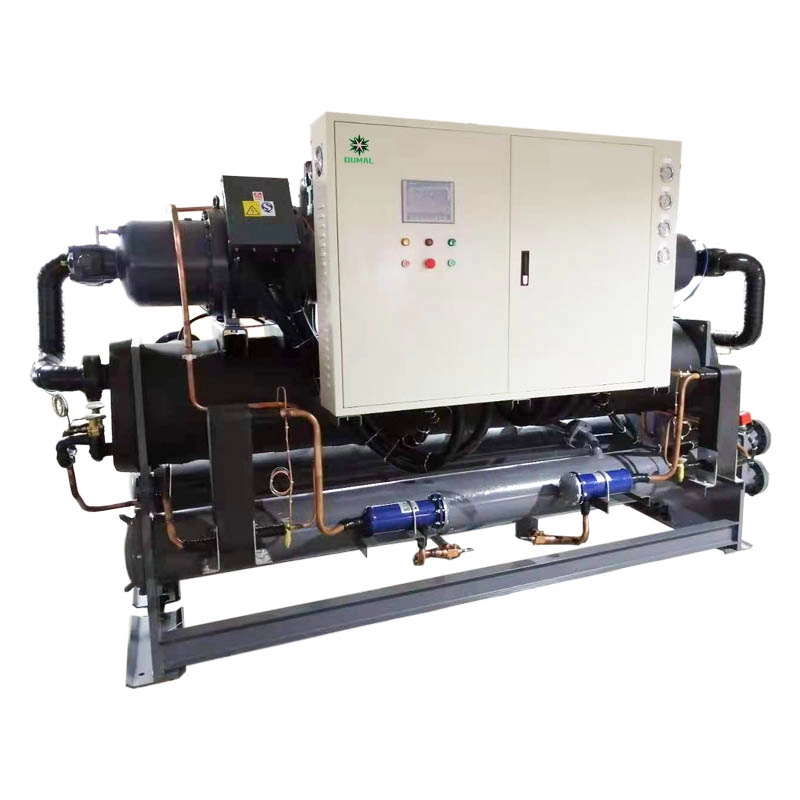 Double Compressors Water-cooled Low Temperature Screw Chiller