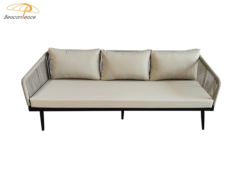 Waterproof Modern Designs Patio Outdoor Aluminum Sofa