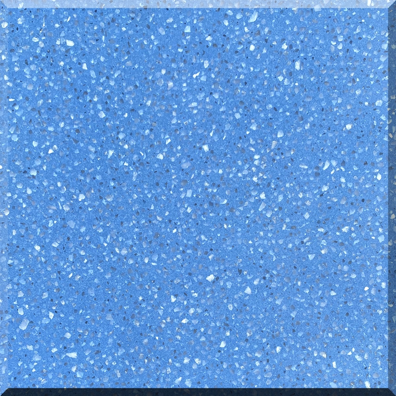 Blue Terrazzo Tile WT-B510 Terrazzo Flooring Terrazzo Countertop