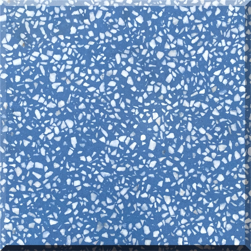 Blue Terrazzo Tile WT-B506 Terrazzo Flooring Terrazzo Countertop