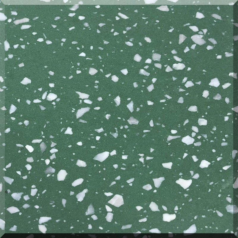 Green Terrazzo Tile WT-G401 Terrazzo Flooring Terrazzo Countertop