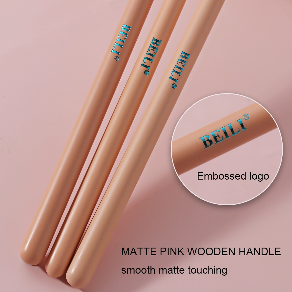 wholesale makeup brushes private label Pink 19pcs brush set