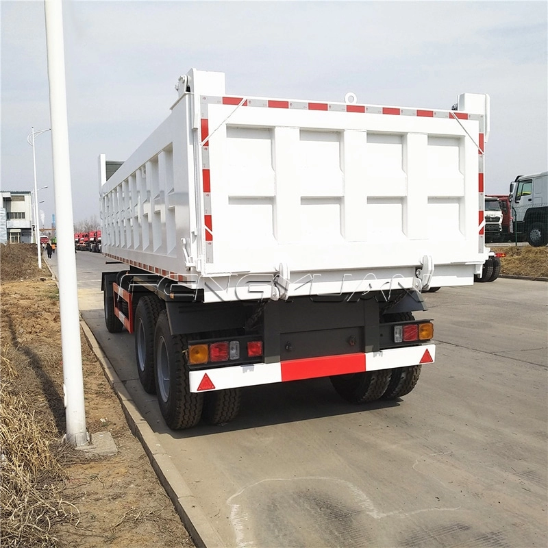 Low Price Self Discharge aggregate grain Dump Truck Semi Trailer&nbsp;