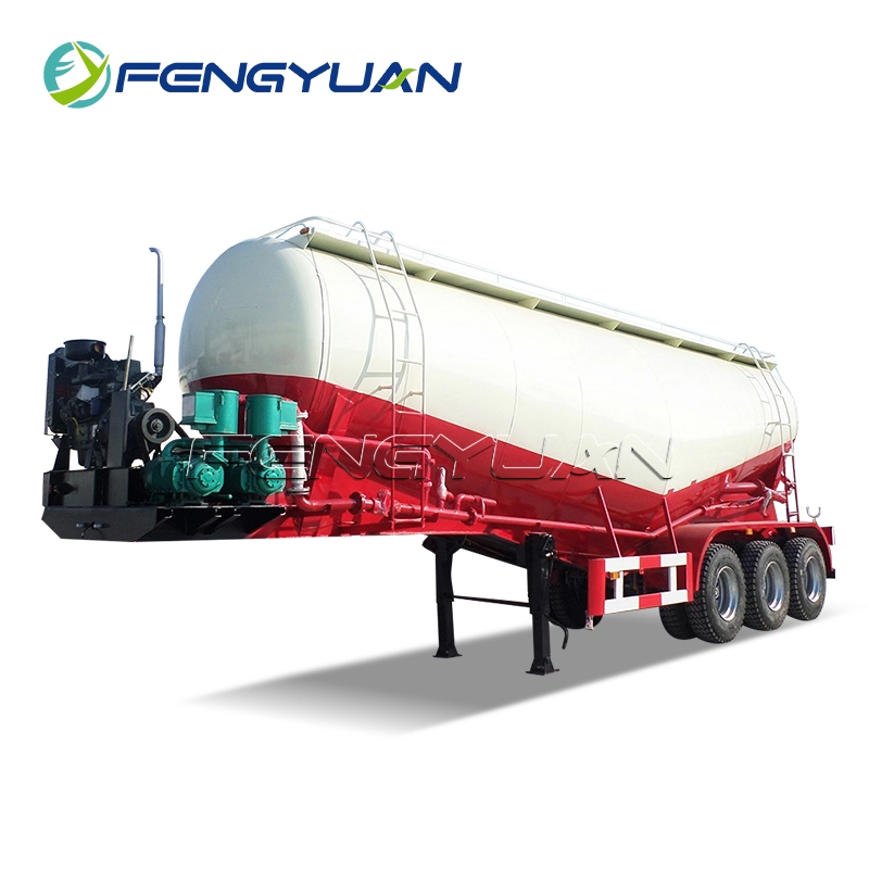 3 Axles V Types Cement Powder Tankers For Sale