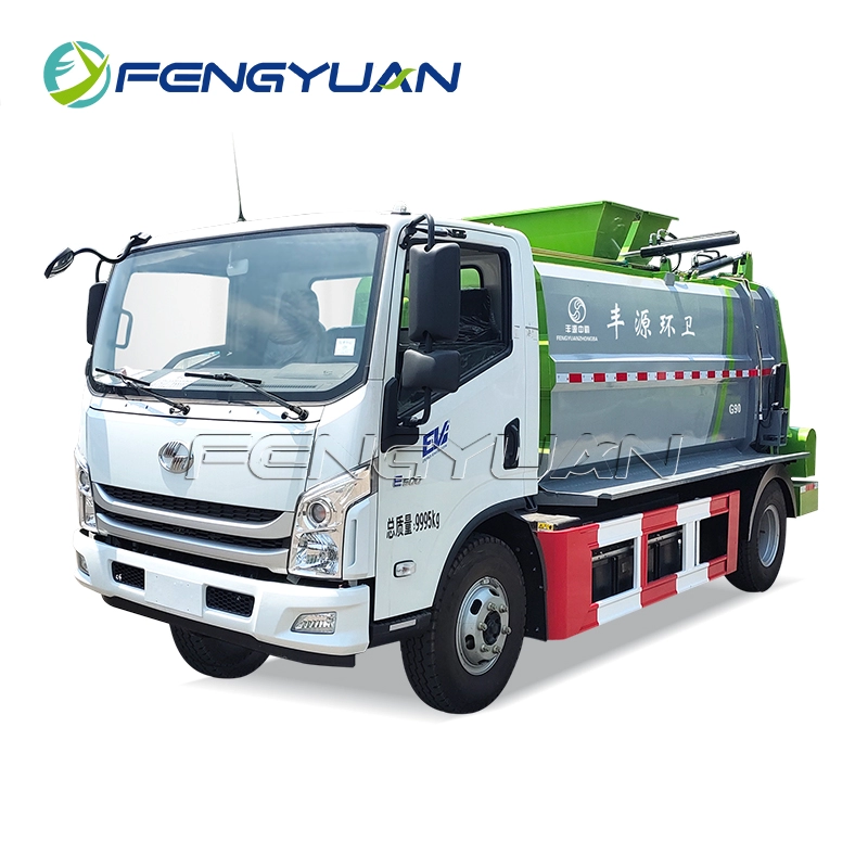 Large Loading Capacity Electric Kitchen Garbage Collector Truck
