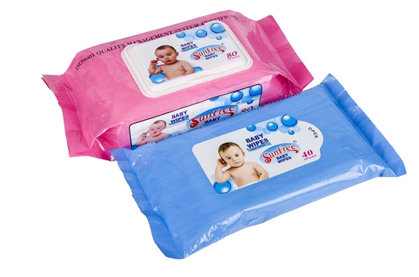 Soft Spunlace Nonwoven Fabric Material Baby Wet Wipes