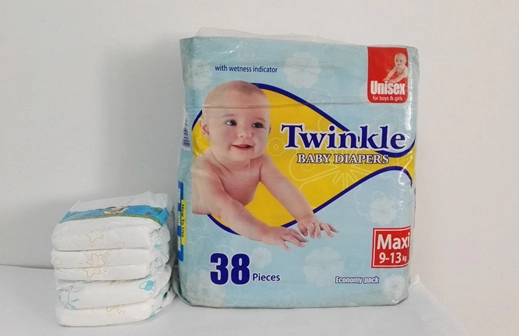 Premium Twinkle Clothlike Backsheet Velcro Tape Baby Diapers
