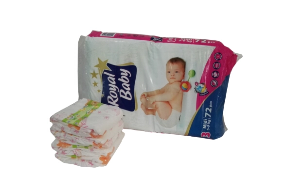 Non-Woven Surface Leak Guard Baby Diapers Afghanistan