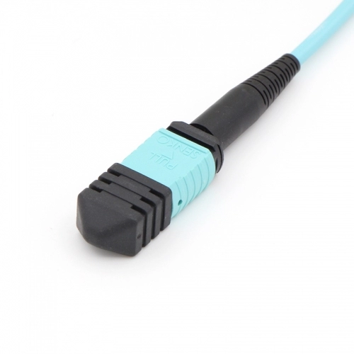12 Fiber MPO(Male)-6LC Duplex OM3 Multi-mode Fiber Optic Harness Fan-out/Breakout Cable
