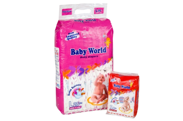 Baby World Lovely Disposable Baby Diapers