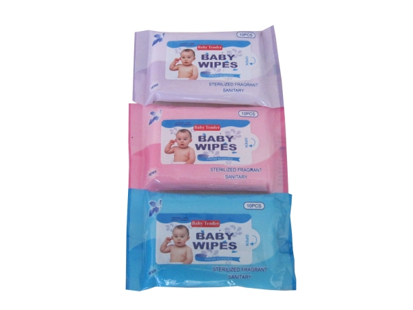Convenient Packing Wet Wipes Anti Bacterial for Cleaning Use
