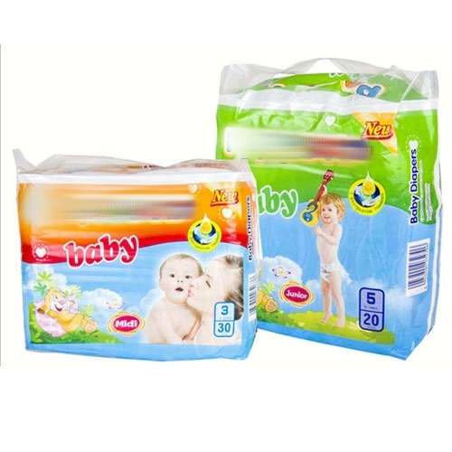 Colored Baby Daily Brand Baby Diapers with Pulp