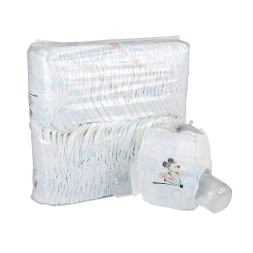 Elastic Tape Breathable Baby Diapers with Leak Guard